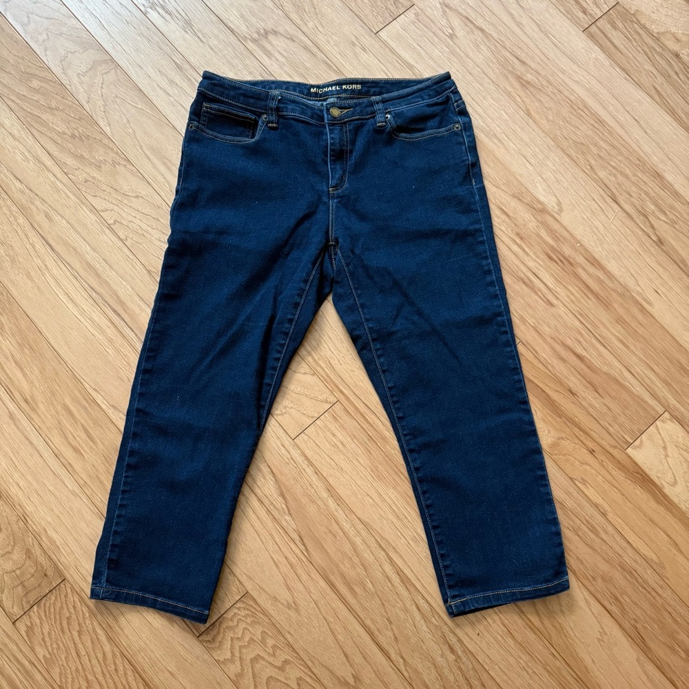 Michael Kors Dark Blue Ankle Jeans